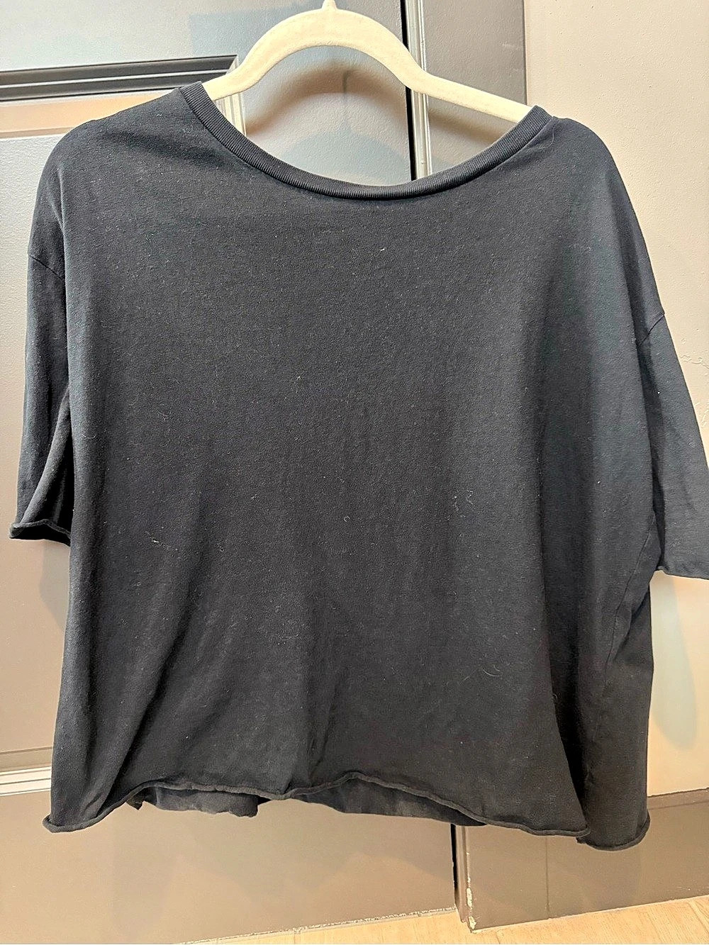 Frank & Eileen Tee Lab Boxy Cotton Short Sleeve Tee Navy